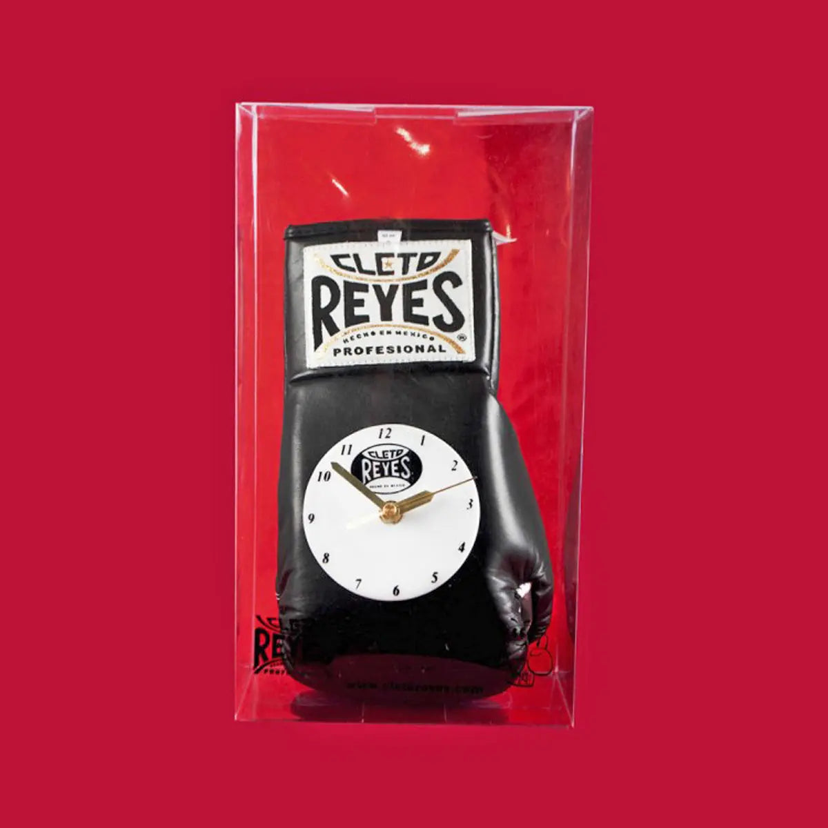 Cleto Reyes 10 oz Authentic Pro Fight Leather Clock Glove - Black Cleto Reyes