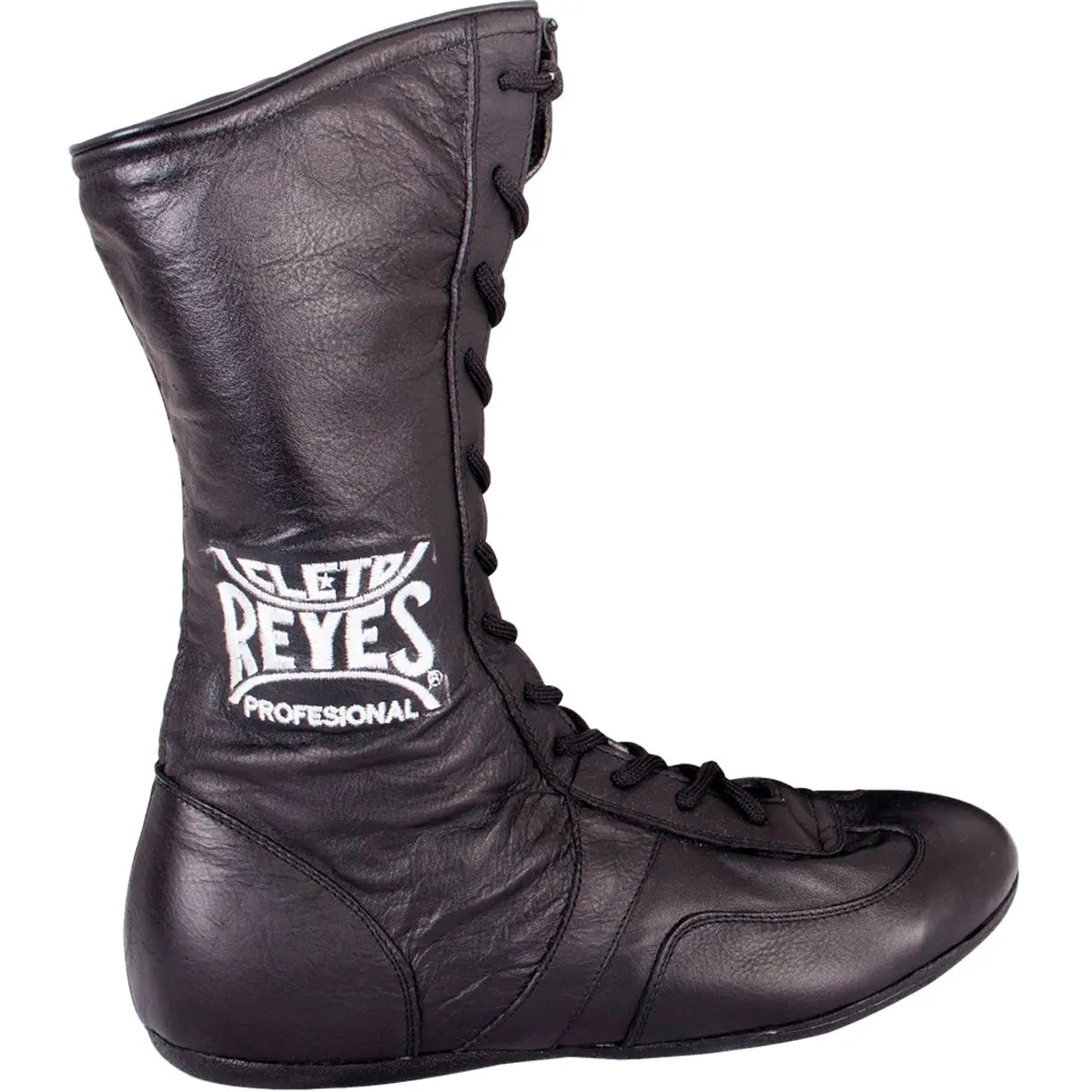 Cleto Reyes Leather Lace Up High Top Boxing Shoes - Black Cleto Reyes