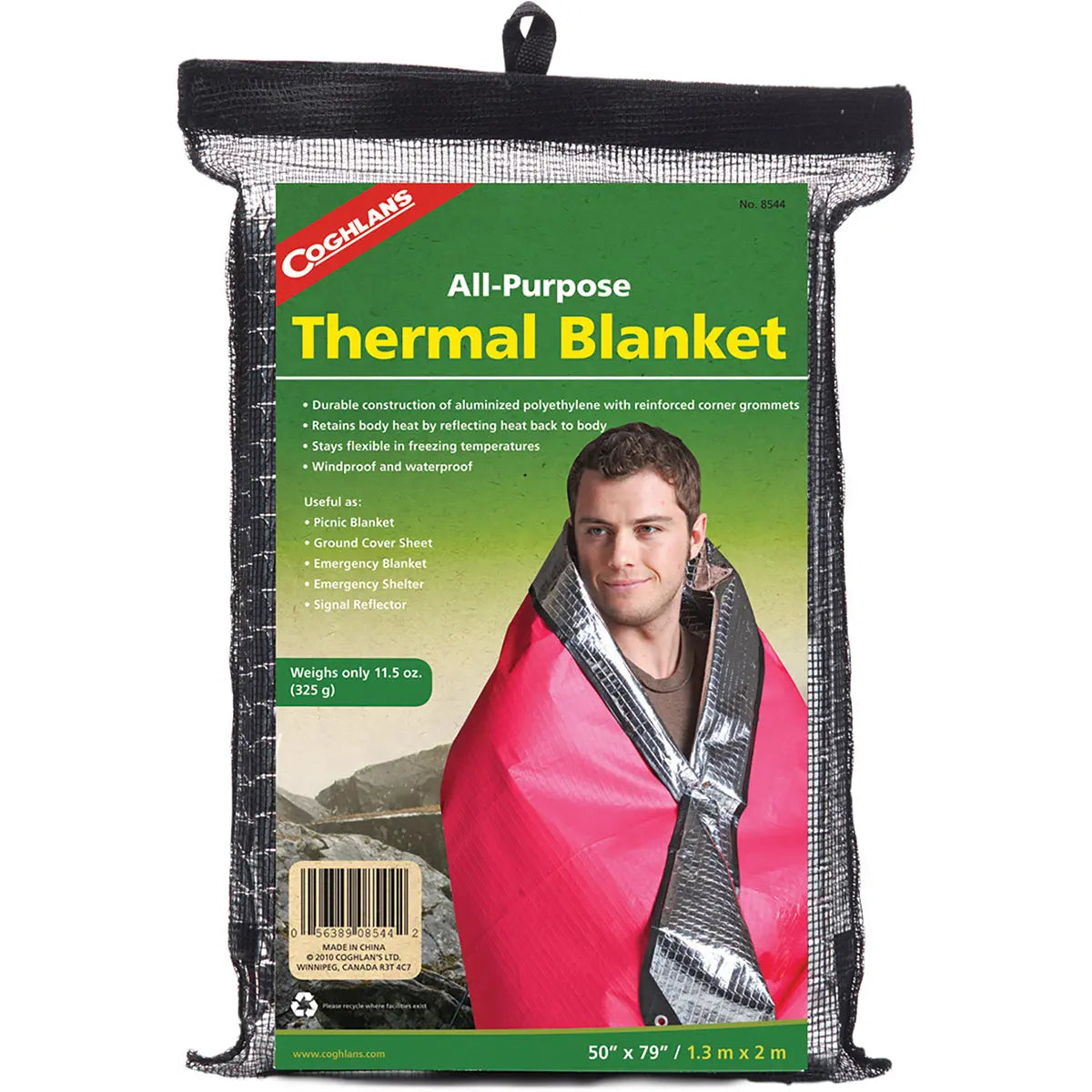 Coghlan's All-Purpose Thermal Blanket, Emergency Shelter Signal Reflector Sheet Coghlan's