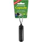 Coghlan's Aluminum Capsule with Carabiner, Watertight Seal, Container Storage Coghlan's
