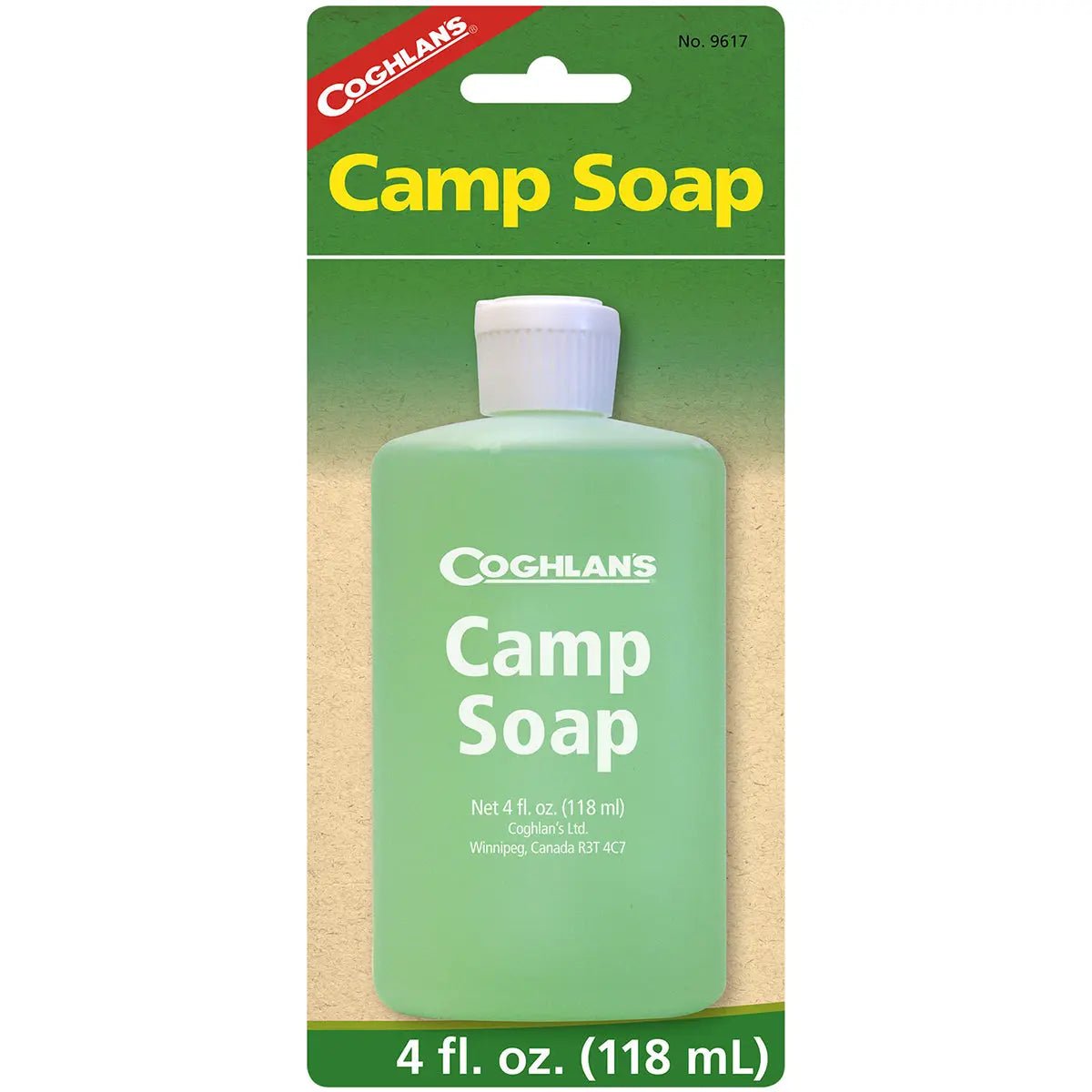 Coghlan's Camp Soap, 4 fluid ounces, Squeezable Bottle, Clean Dishes or Gear Coghlan's