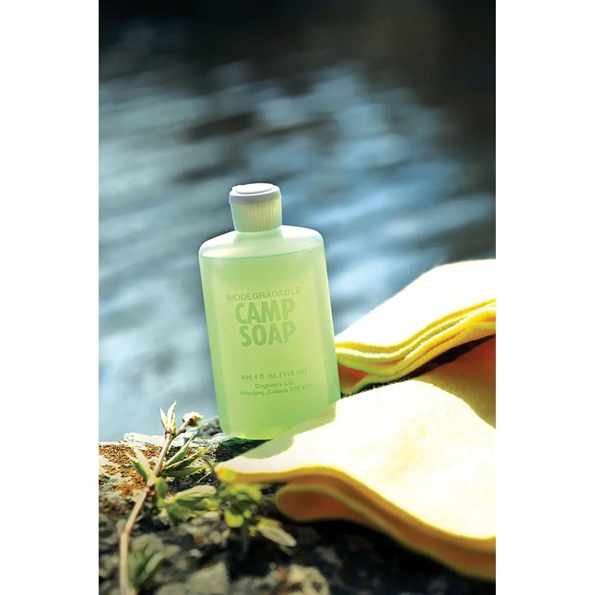 Coghlan's Camp Soap, 4 fluid ounces, Squeezable Bottle, Clean Dishes or Gear Coghlan's