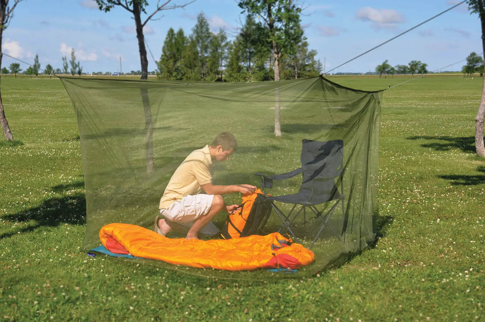 Coghlan's Double Wide Mosquito Net, Green, Mesh Netting Protects from Insects Coghlan's