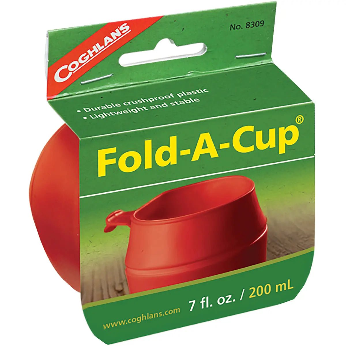 Coghlan's Fold-A-Cup, Durable Crushproof Plastic, Camping Hiking Survival Coghlan's