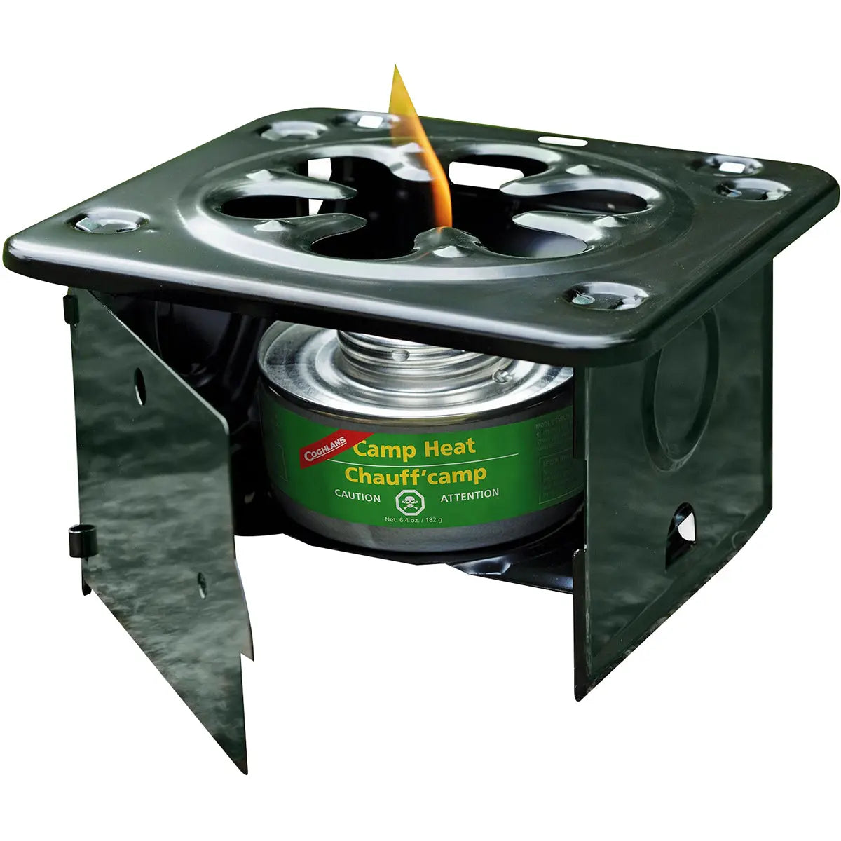Coghlan's Folding Stove, Burns Camp Heat, Canned Fuel, or Solidified Alcohol Coghlan's