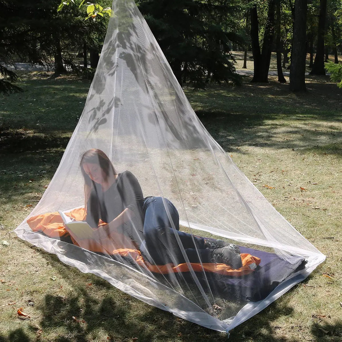 Coghlan's Hikers Mosquito Net 79" x 83", Single Point Suspension System, Camping Coghlan's
