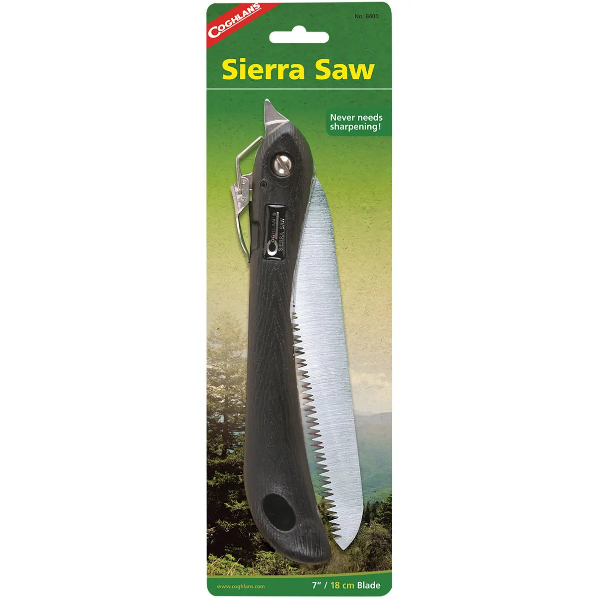 Coghlan's Sierra Saw, Locking Folding 7" Steel Blade with Unbreakable Handle Coghlan's