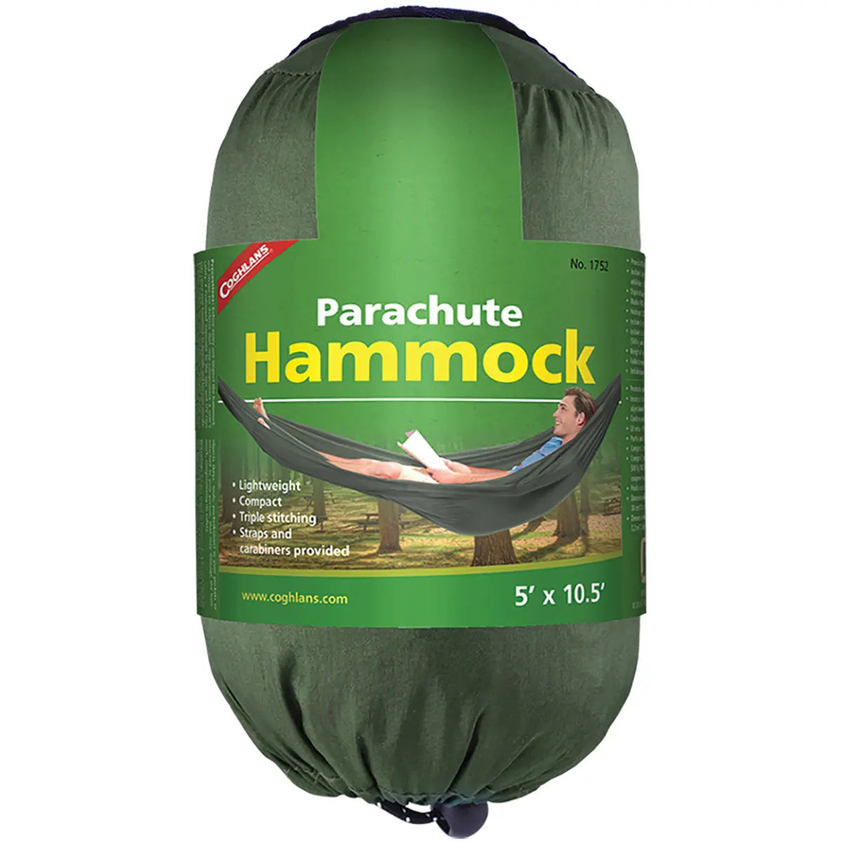 Coghlan's Single Parachute Hammock - Green Coghlan's