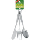 Coghlan's Stainless Steel Cutlery Set (Knife, Fork, Spoon) Camping Survival Tool Coghlan's