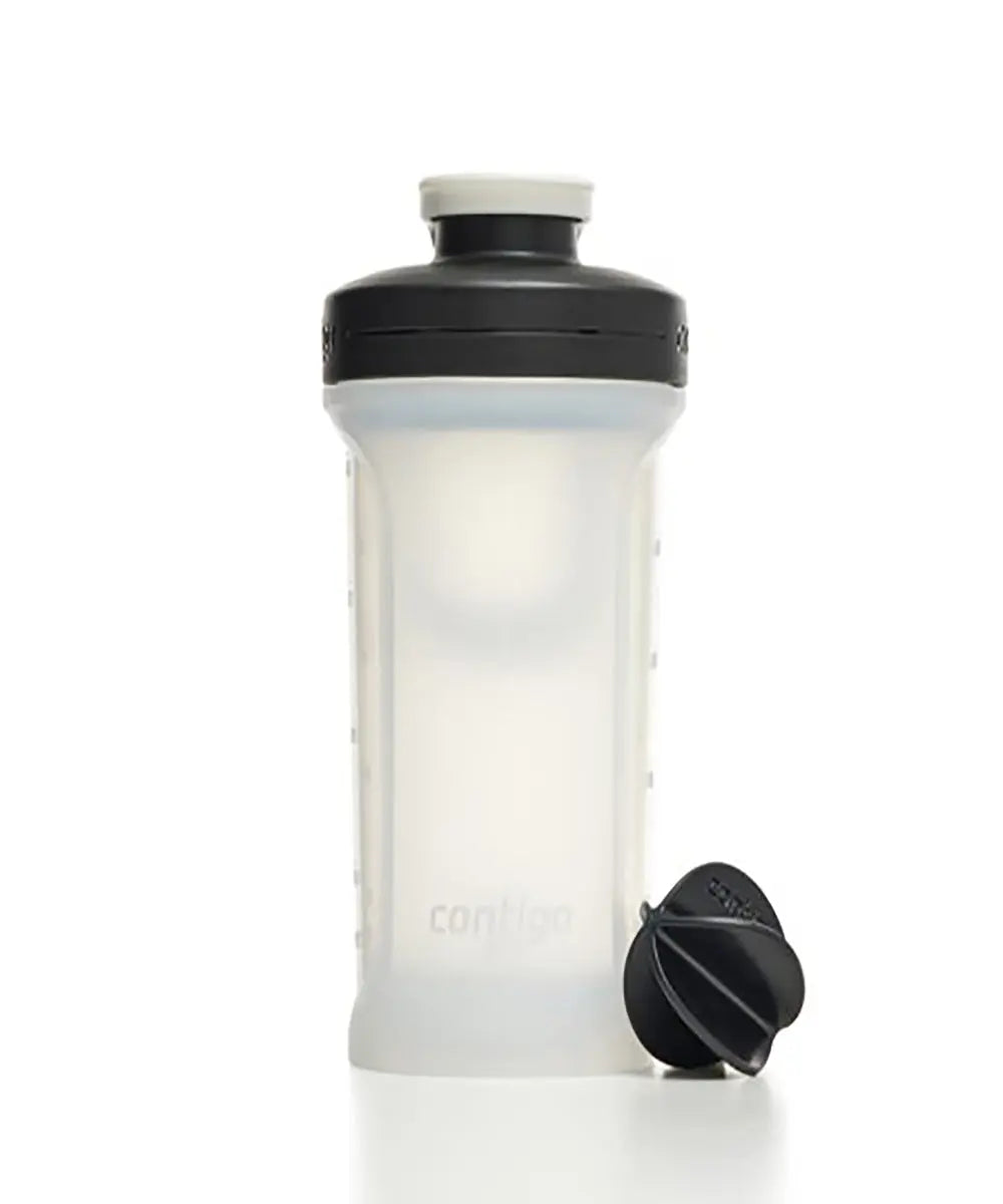 Contigo 20 oz. Fit Shake & Go 2.0 Snap-Top Shaker Mixer Bottle - Salt Contigo