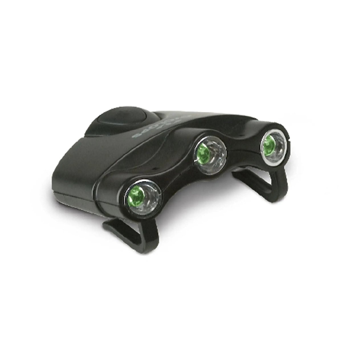 Cyclops Orion Hat Clip Light w/ 3 Green LED Lights - Green Cyclops