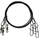 Eagle Claw Black Heavy Duty 18" Wire Leaders 3-Pack Eagle Claw