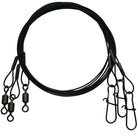 Eagle Claw Black Heavy Duty Wire Leaders Assorted Pack Eagle Claw