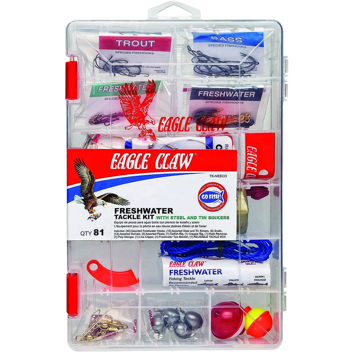 Eagle Claw Freshwater Tackle Kit Eagle Claw