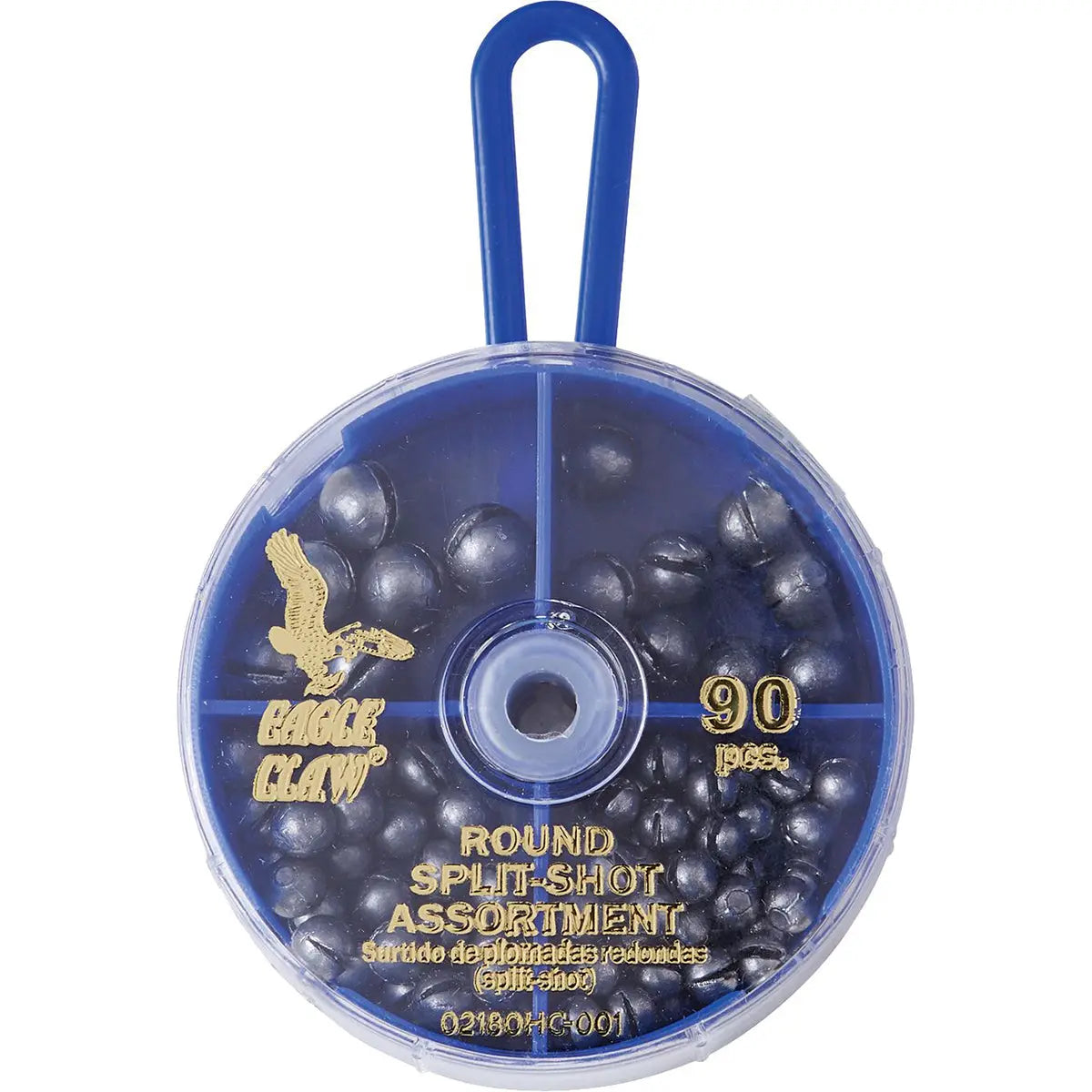 Eagle Claw Round Split-Shot Sinkers Dial Pack Eagle Claw