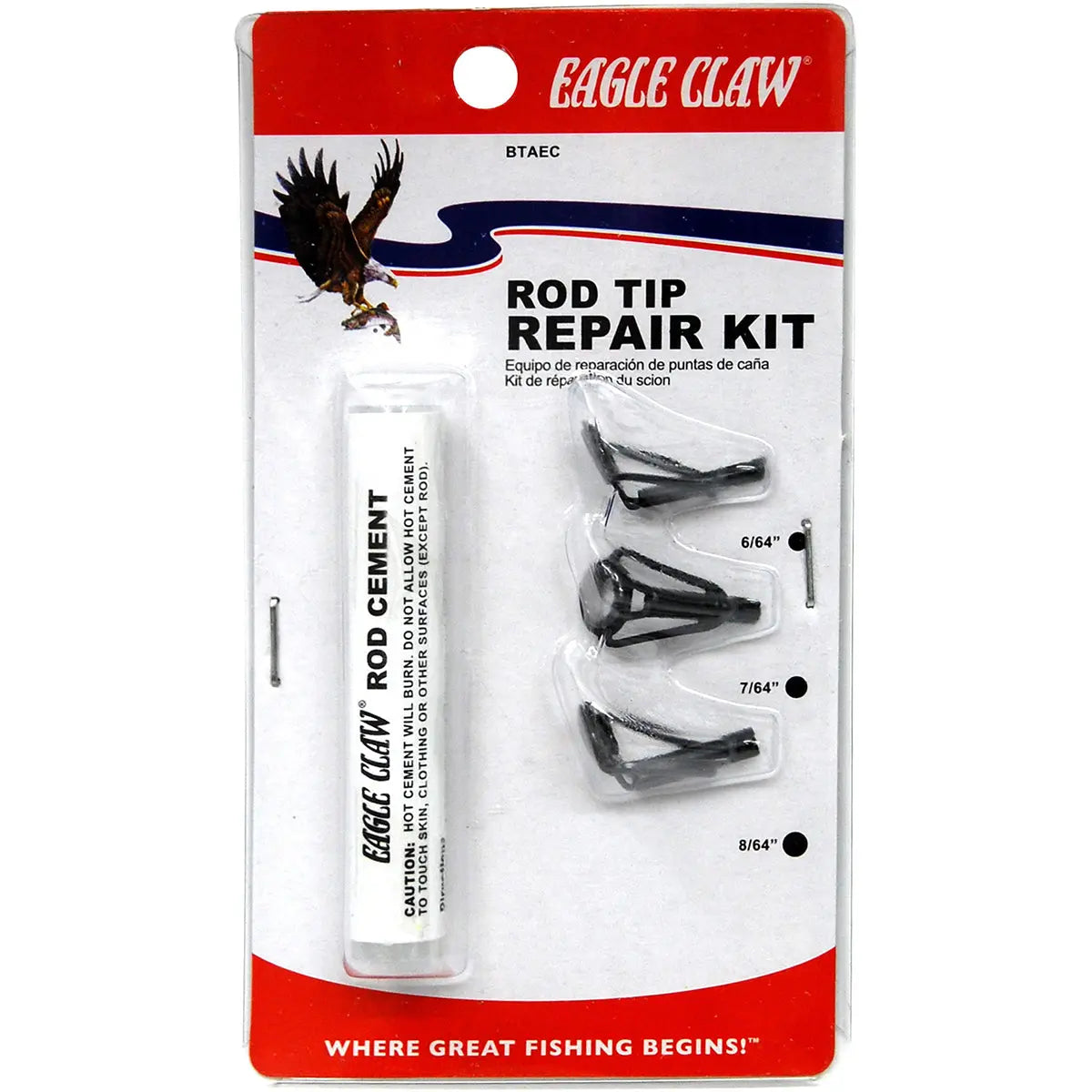 Eagle Claw Saltwater Rod Tip Repair Kit Eagle Claw