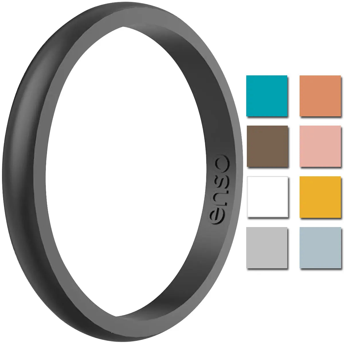 Enso Rings Halo Elements Series Silicone Ring