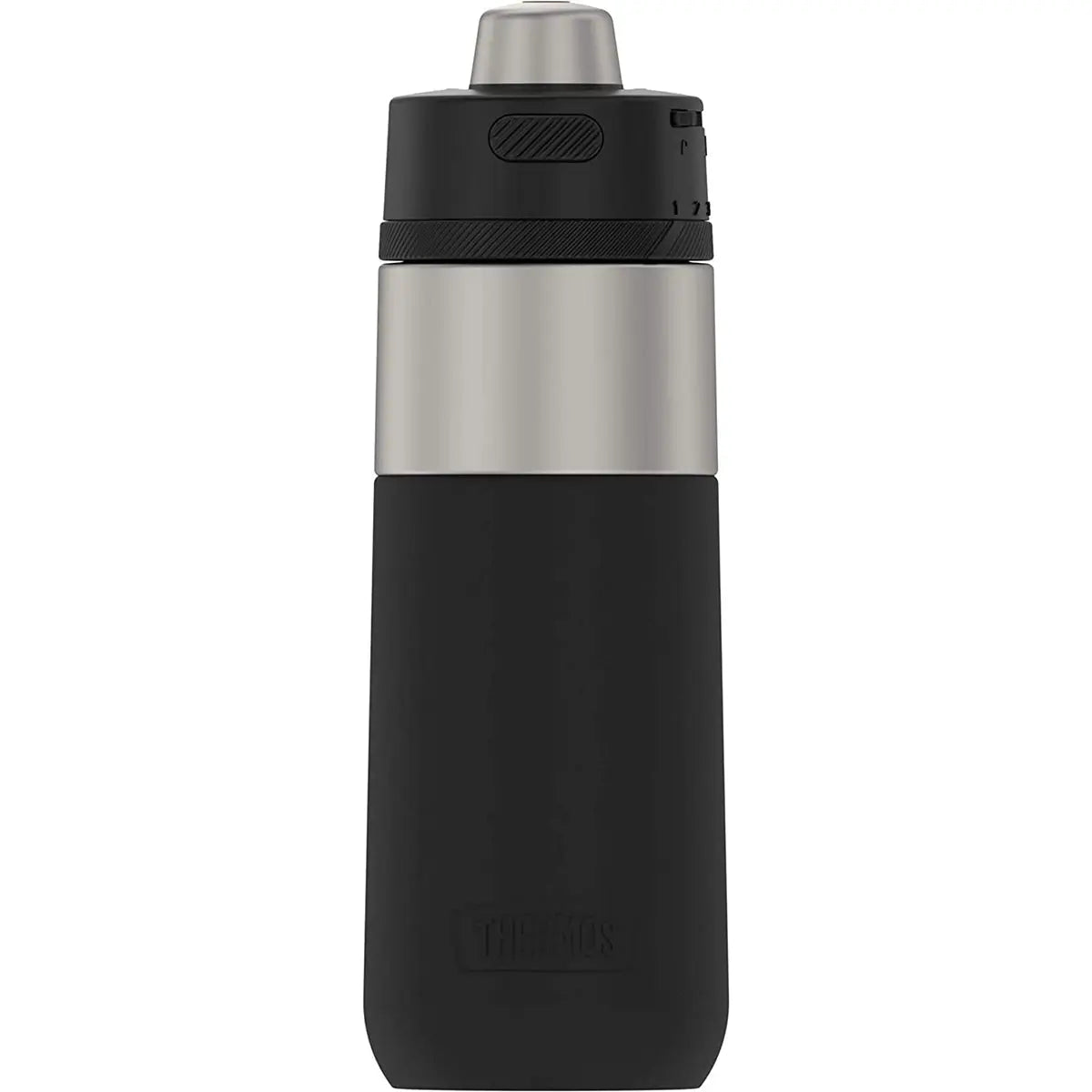 Thermos 18 oz Guardian Stainless Steel Water Bottle - Matte Steel/Espresso Black Thermos