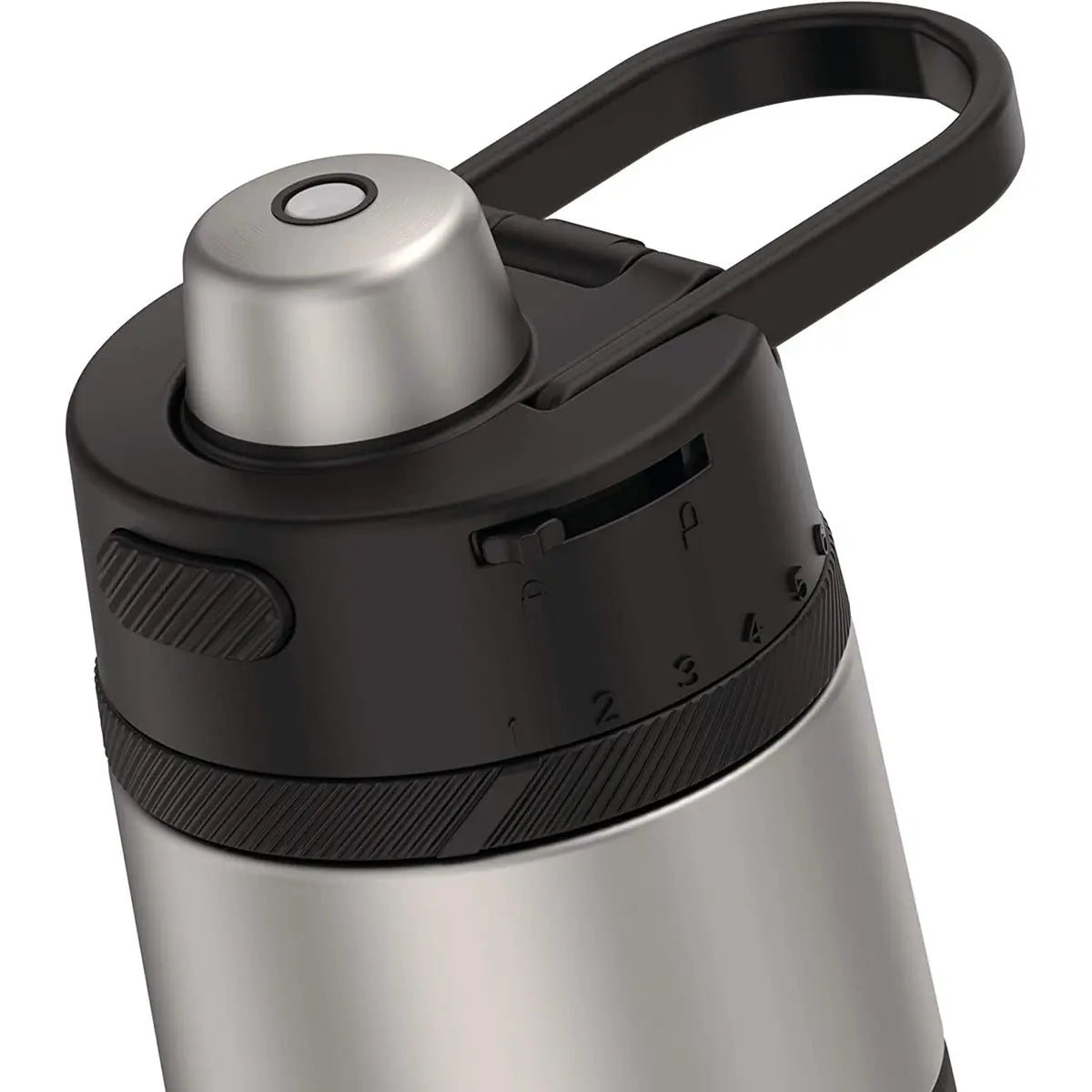 Thermos 18 oz Guardian Stainless Steel Water Bottle - Matte Steel/Espresso Black Thermos