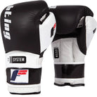 Fighting Sports S2 Gel Boxing Power Sparring Gloves - Black/White Fighting Sports
