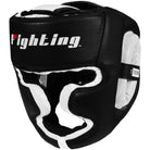 Fighting Sports S2 Gel Full Face Training Boxing Headgear - Black/White Fighting Sports