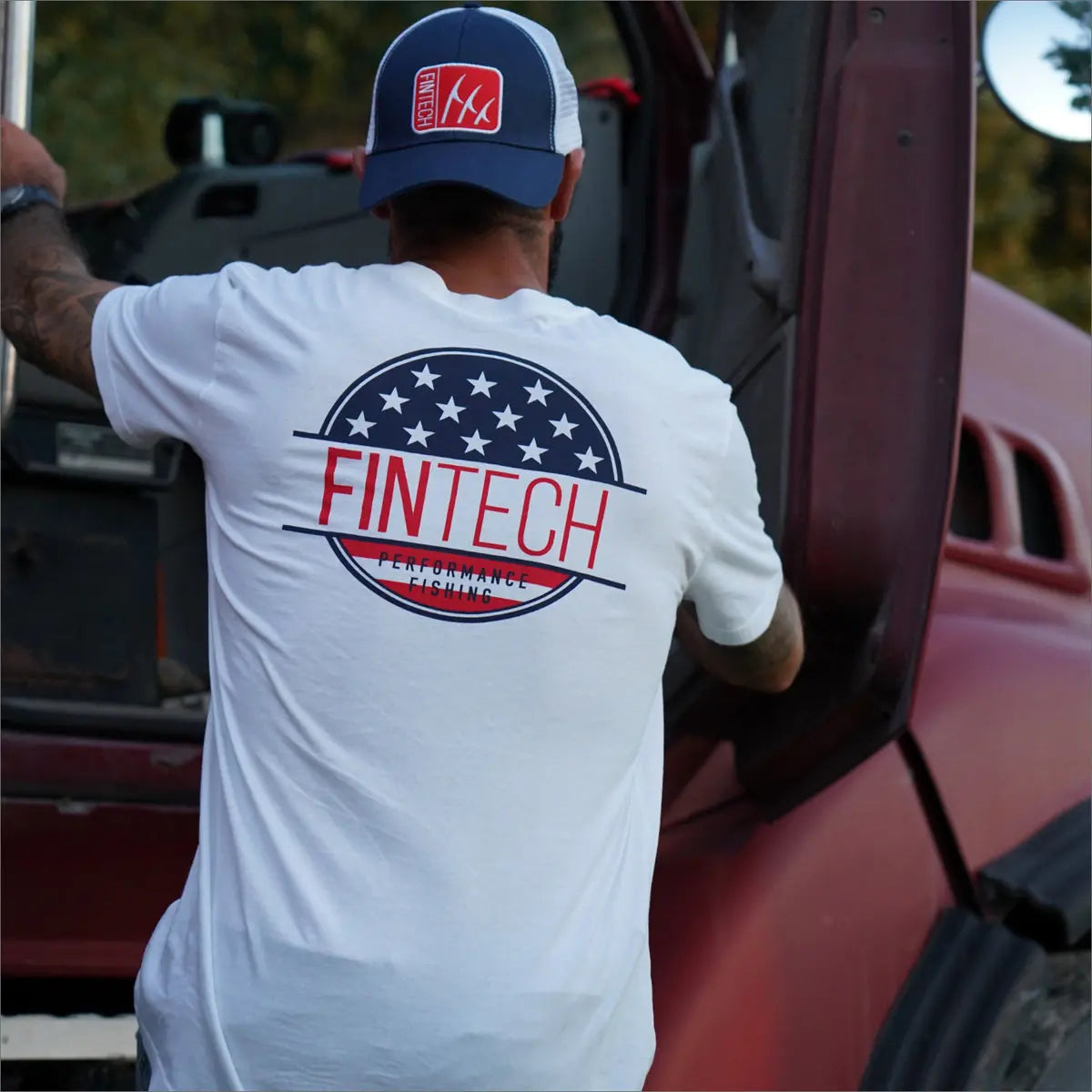 Fintech FPF Rising USA Graphic T-Shirt - Brilliant White Fintech