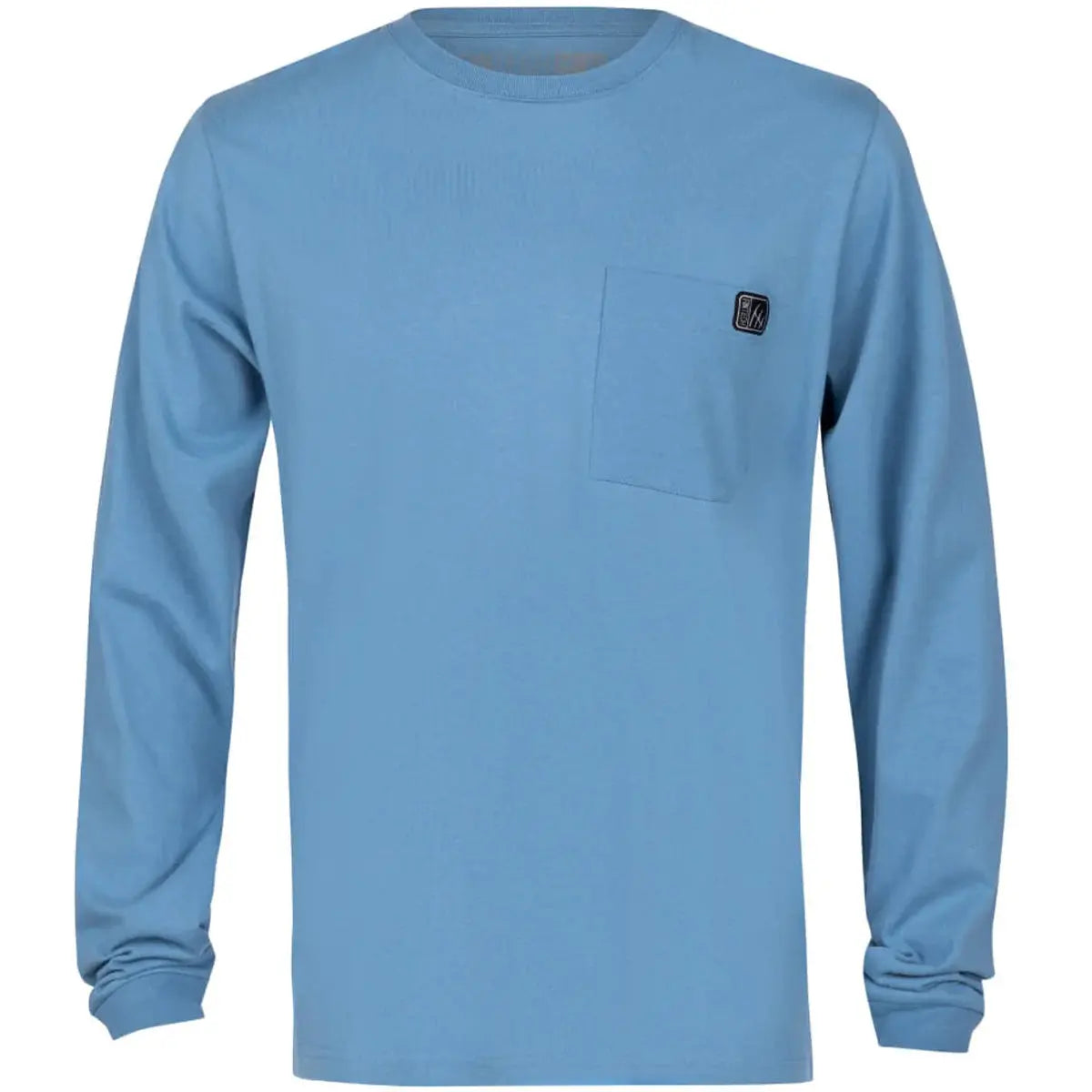 Fintech Spine Heavy-Duty Long Sleeve Graphic T-Shirt - Blue Heaven Fintech