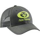 Flying Fisherman Graphite Logo Trucker Hat Flying Fisherman