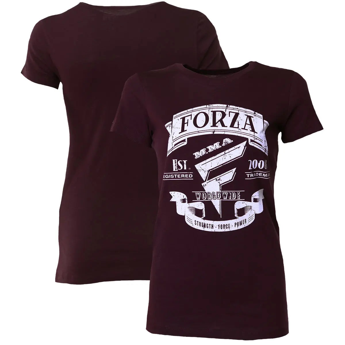 Forza Sports Women's "Origins" MMA T-Shirt - Possibly Plum Forza Sports