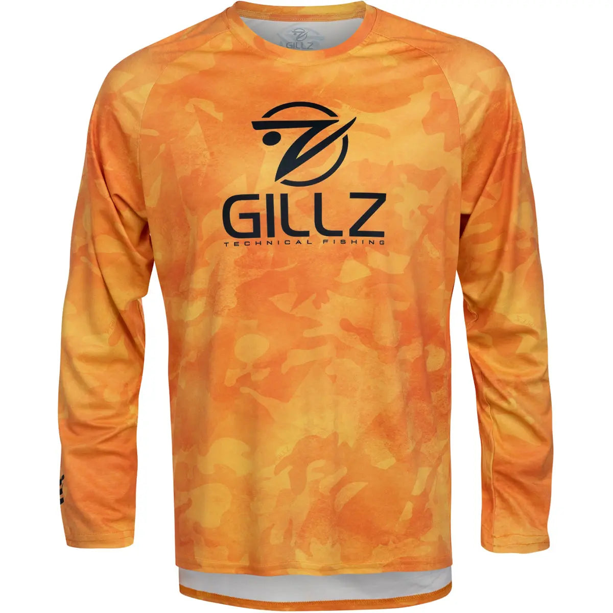 Gillz Contender Series Burnt UV Long Sleeve T-Shirt - Sun Orange Gillz