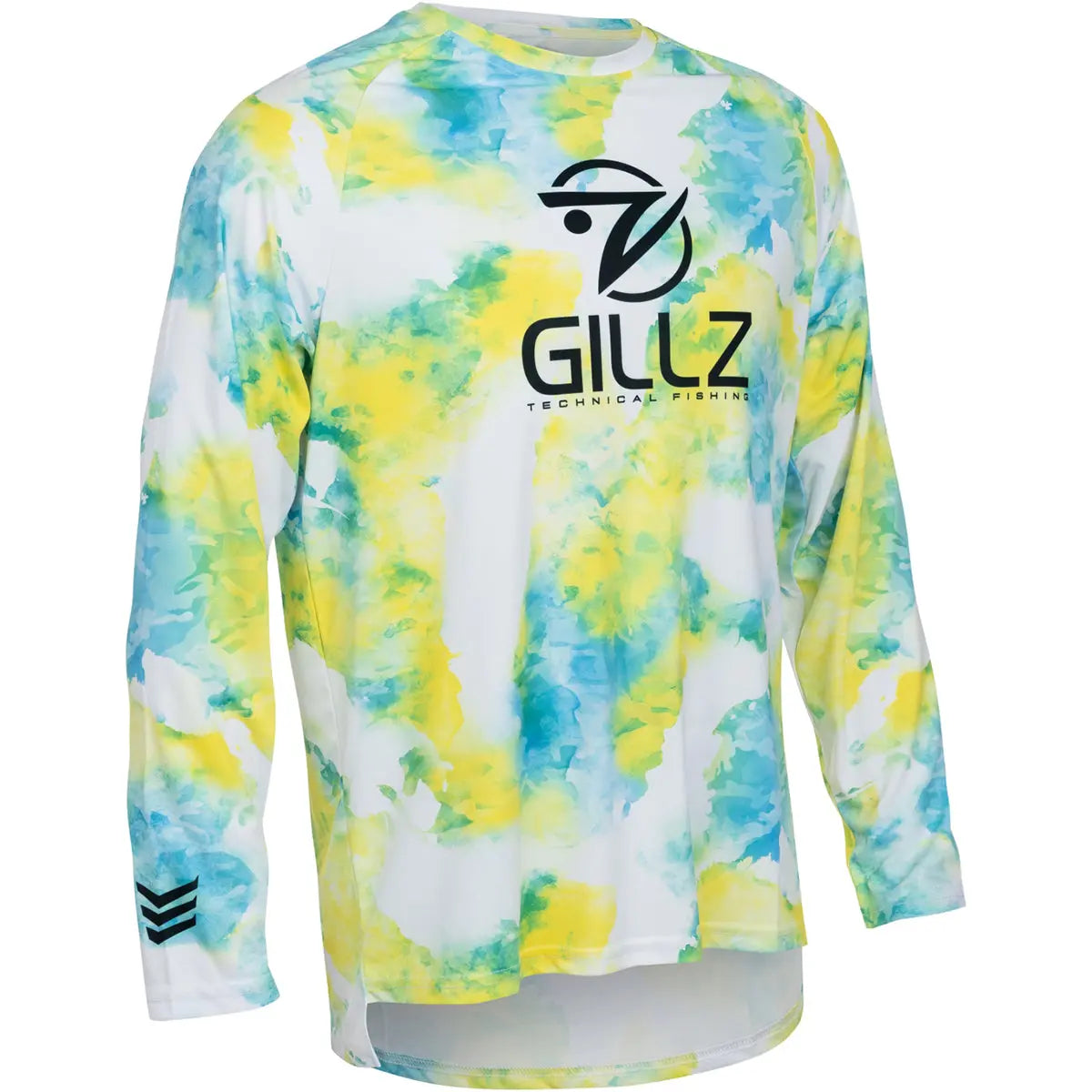 Gillz Contender Series Mahi DPM UV Long Sleeve T-Shirt - Blazing Yellow Gillz