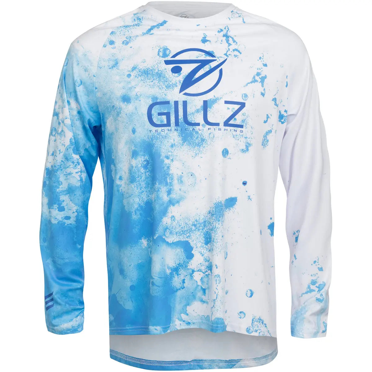 Gillz Contender Series Spray UV Long Sleeve T-Shirt - Powder Blue Gillz