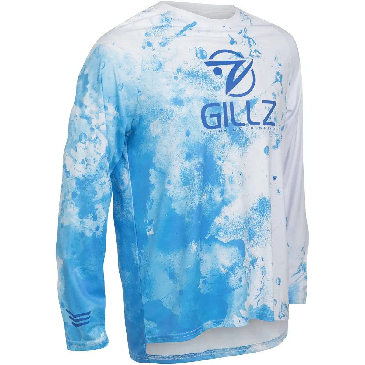 Gillz Contender Series Spray UV Long Sleeve T-Shirt - Powder Blue Gillz