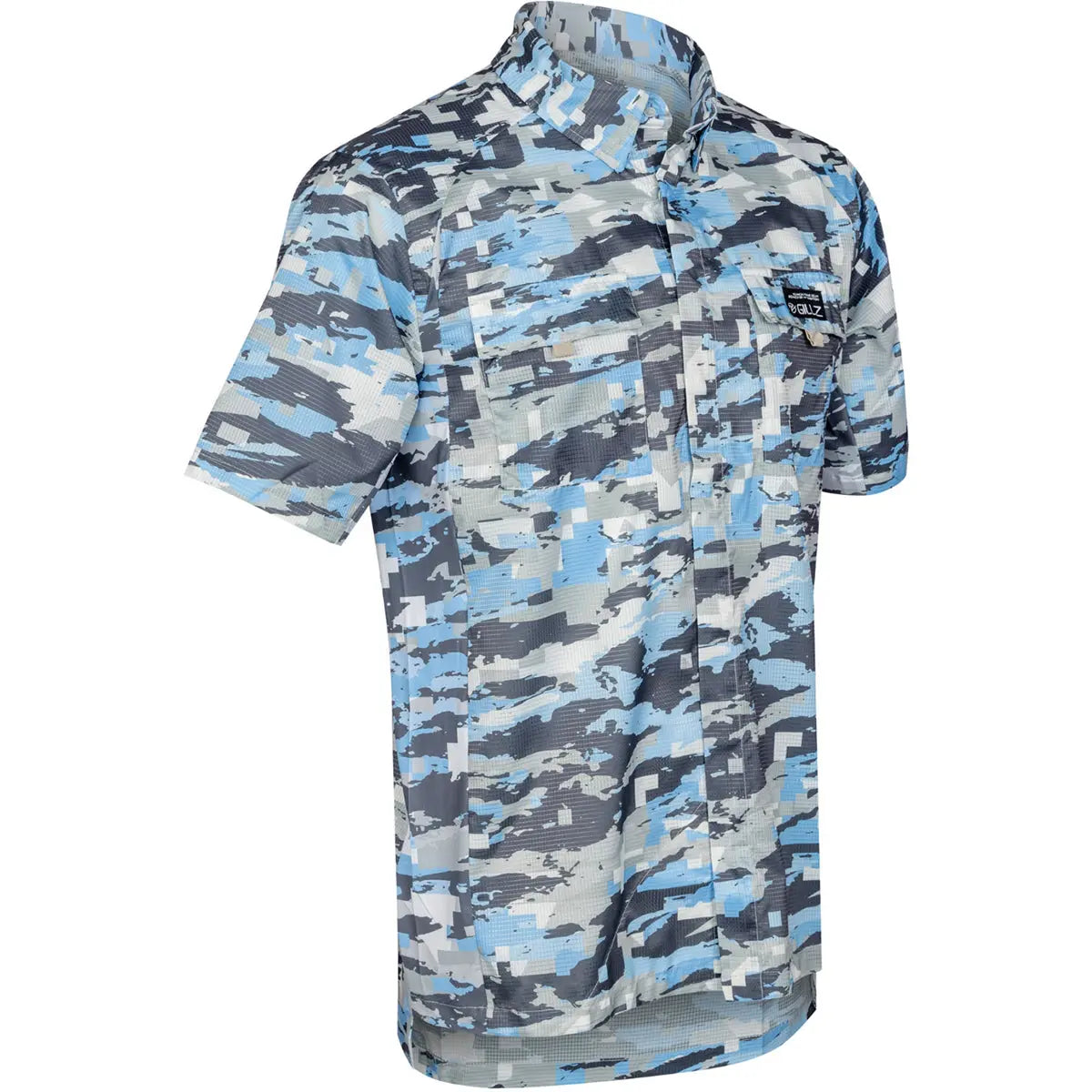 Gillz Pro Series Tek Woven T-Shirt - Powder Blue Gillz