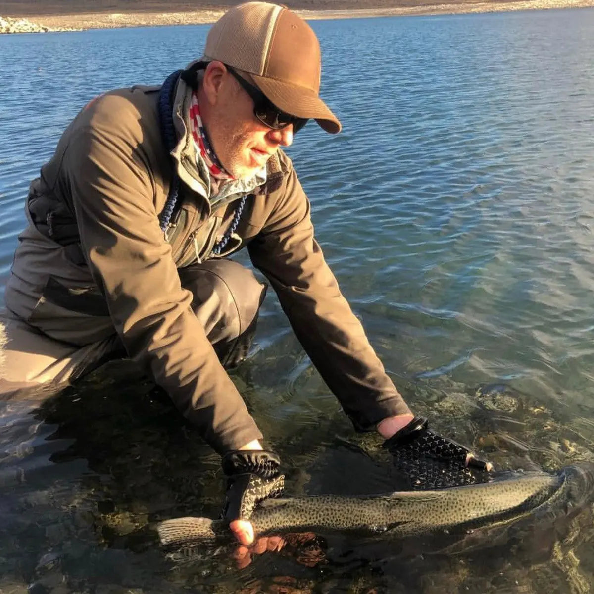 Neoprene Fishing Gloves for Men 3 Fingerless -Slip Water Resistant Outdoor  Sports Fly Fishing Gloves 