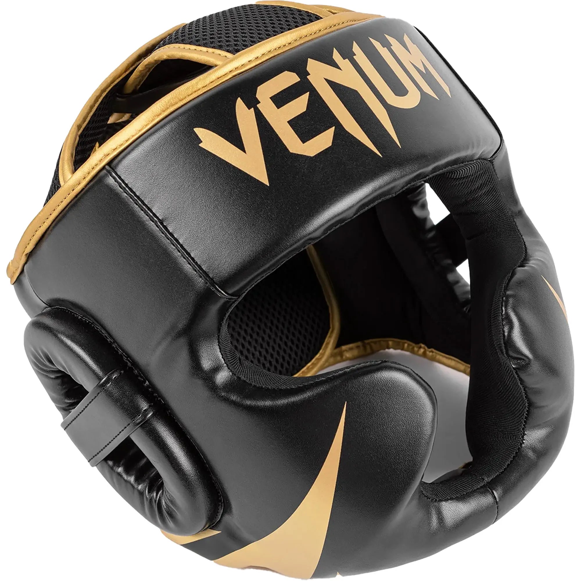 Venum Challenger 2.0 Boxing and MMA Training Headgear - Black/Gold Venum
