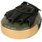 Venum Pro Boxing Large Punch Mitts - Khaki/Gold Venum