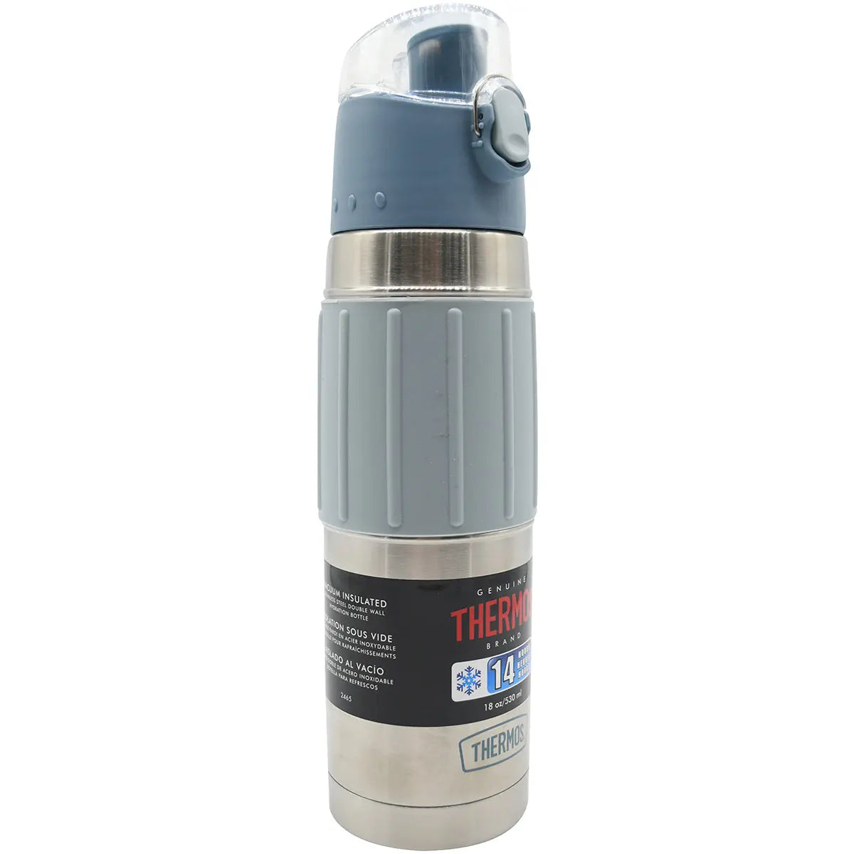 Thermos 18 oz. Vacuum Insulated Stainless Steel Water Bottle - Silver/Gray Thermos