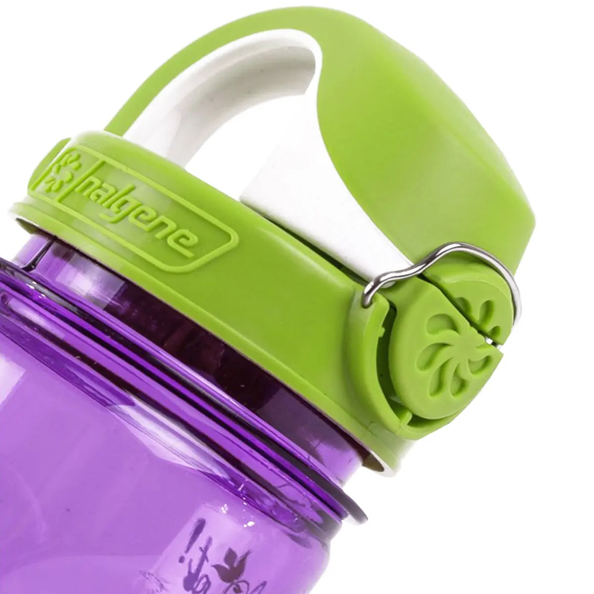 Nalgene Kid's Sustain 12 oz. On the Fly Water Bottle - Hoot Purple/Green Nalgene