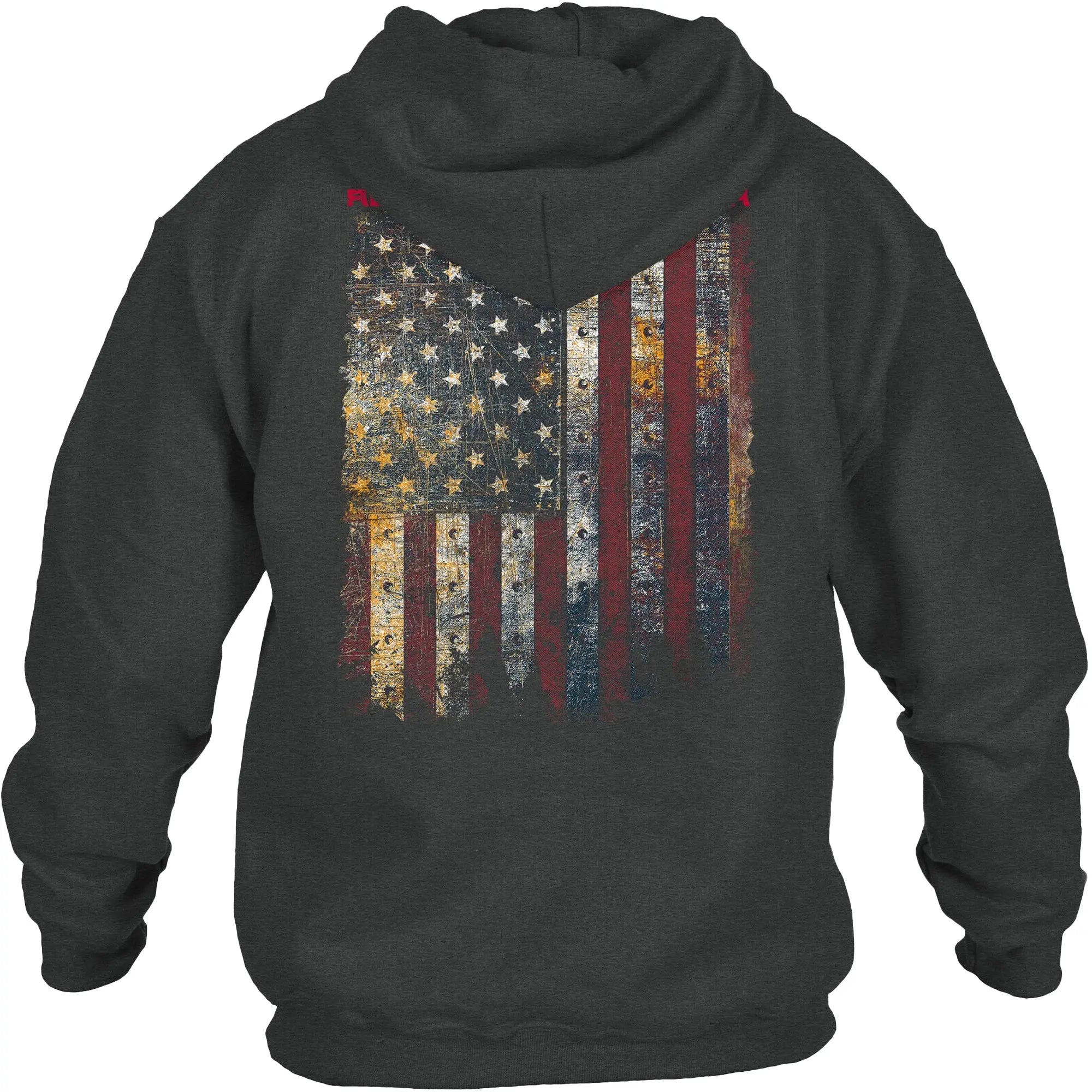 Grunt Style Red Blood Blue Collar Pullover Hoodie Grunt Style