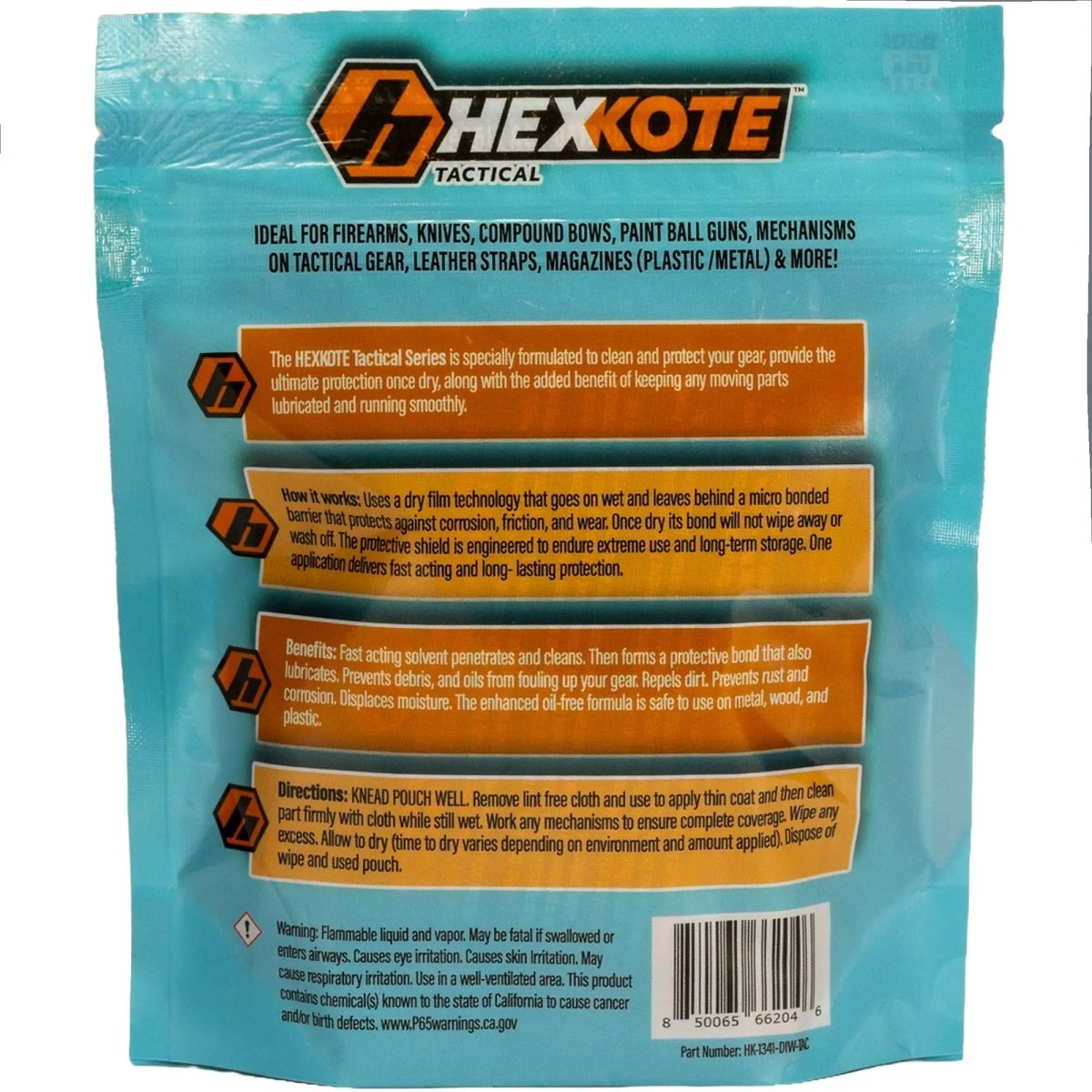HEXKOTE - 7X7 Disposable Wipe - Tactical Series (6-pack) Hexmag