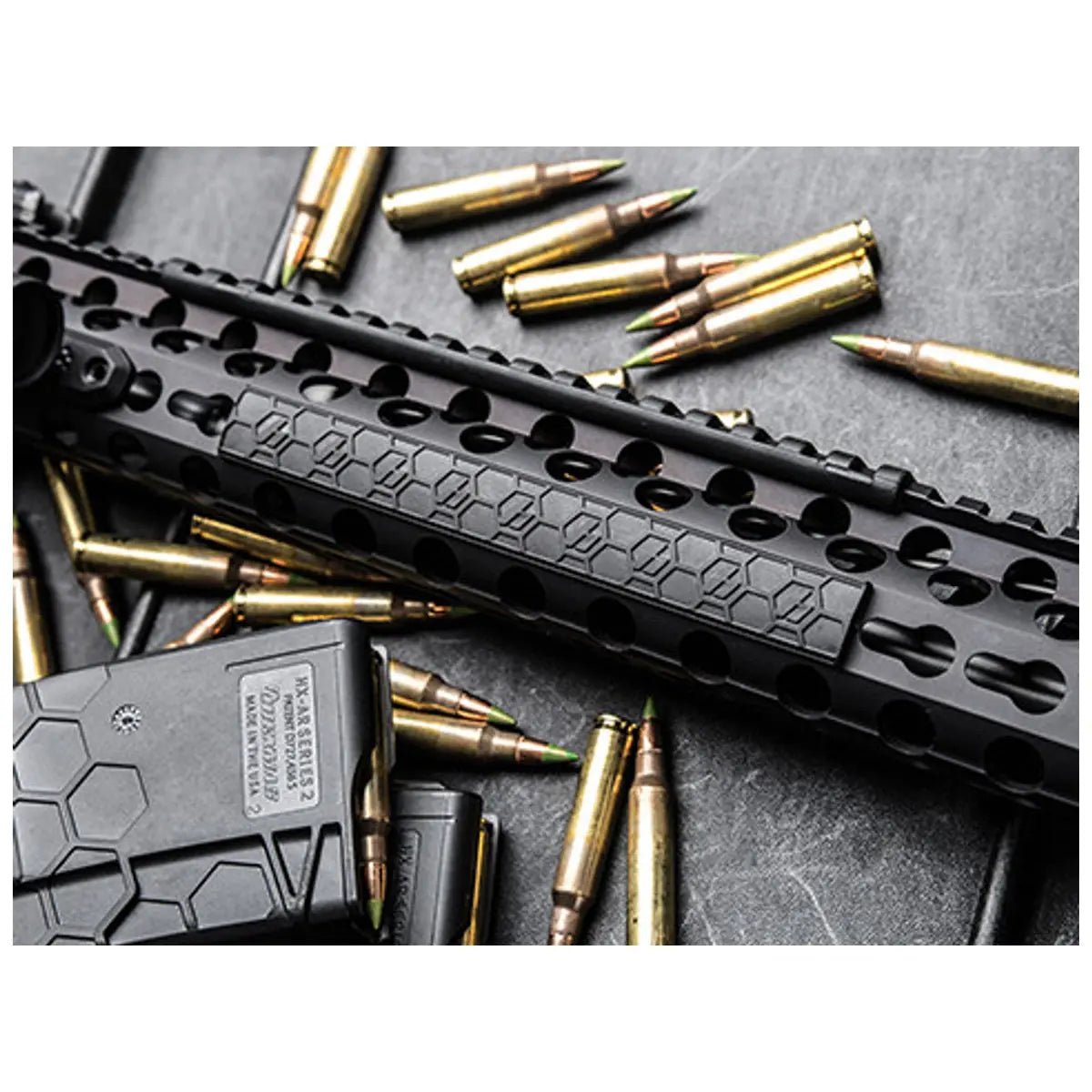 HEXMAG - 7 Slot KeyMod Rail Cover - 4 Pack HEXMAG