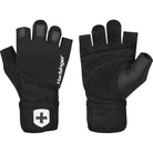 Harbinger Unisex Pro Wrist Wrap Weight Lifting Gloves 2.0 - Black Harbinger