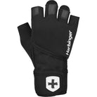 Harbinger Unisex Pro Wrist Wrap Weight Lifting Gloves 2.0 - Black Harbinger