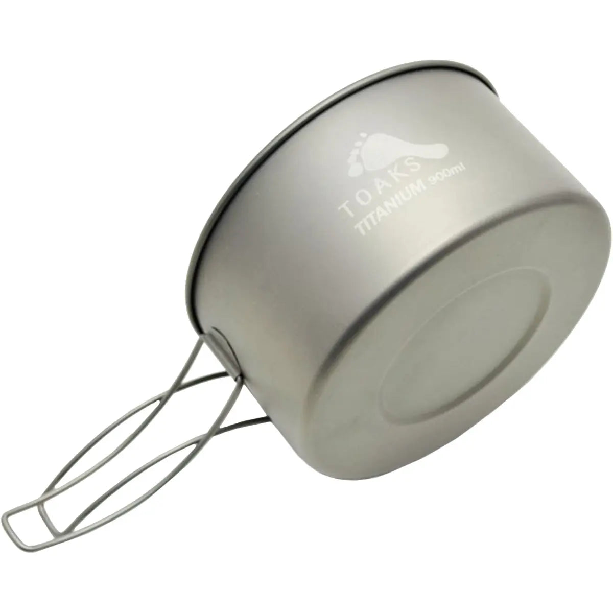 TOAKS Titanium 900ml D130 Ultralight Camping Cook Pot w/ Heat Resistant Handles TOAKS