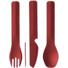 Humangear GoBites Trio Fork, Spoon and Knife Travel Utensils Humangear