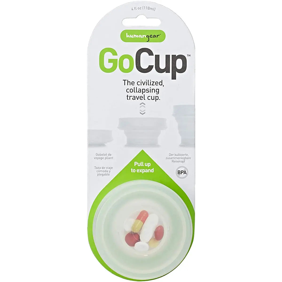 Humangear GoCup 4 oz Collapsing Travel Cup Humangear