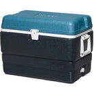 IGLOO MaxCold 50 qt. Hard Cooler - Jet Carbon/Ice Blue IGLOO