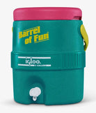 Igloo 2 GAL Retro Barrel of Fun Jug - Jade Igloo