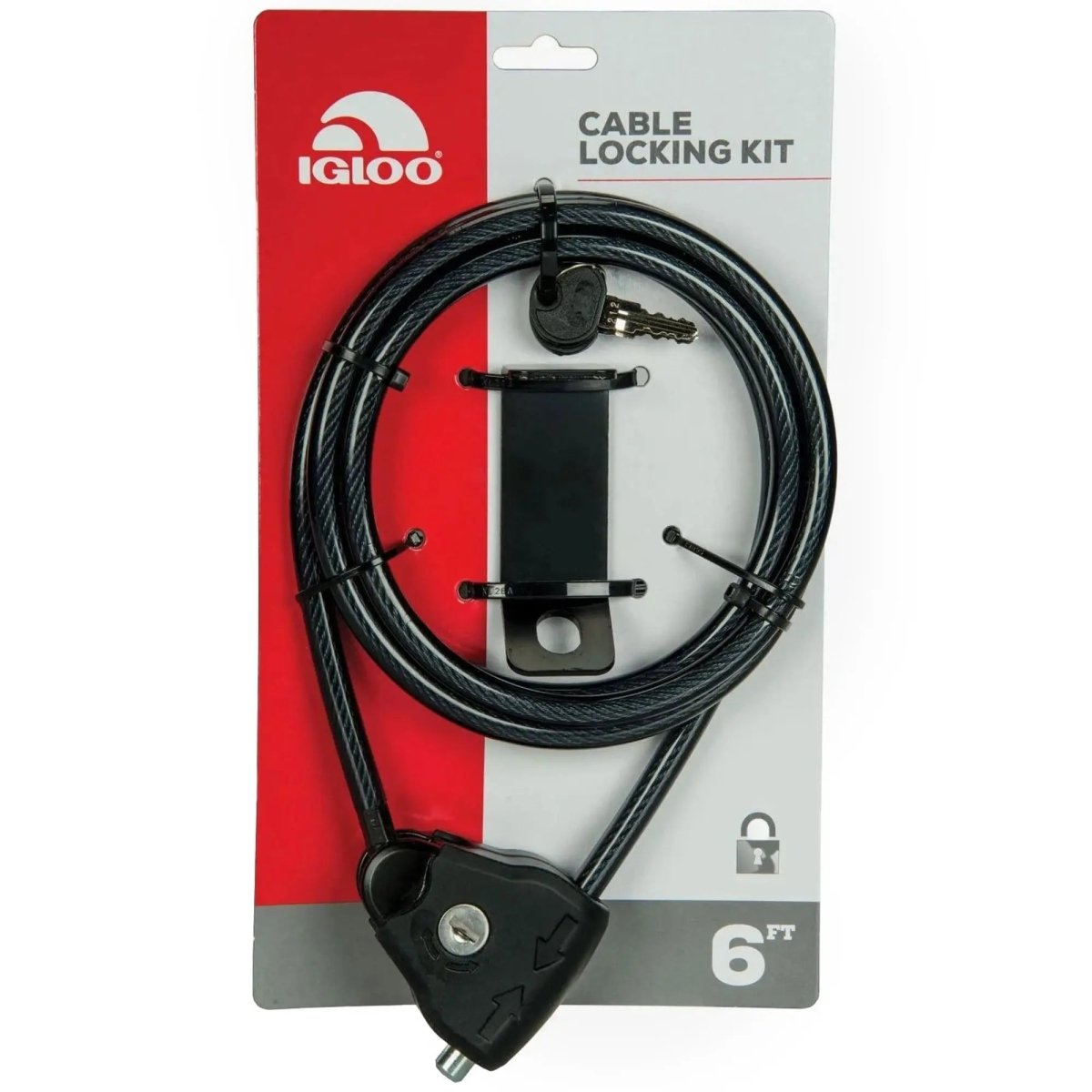 Igloo Cooler 6' Cable Lock Kit Igloo